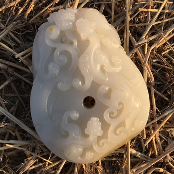 Seed material jade bi with chi dragon-ZROLMA(DZ20241013001)CM