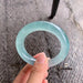 Natural Grade A Jadeite Sky Blue Bangle - ZROLMA