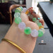 Natural Grade A Jadeite Duobao Bracelet - ZROLMA