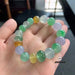 Natural Grade A Jadeite Duobao Bracelet - ZROLMA