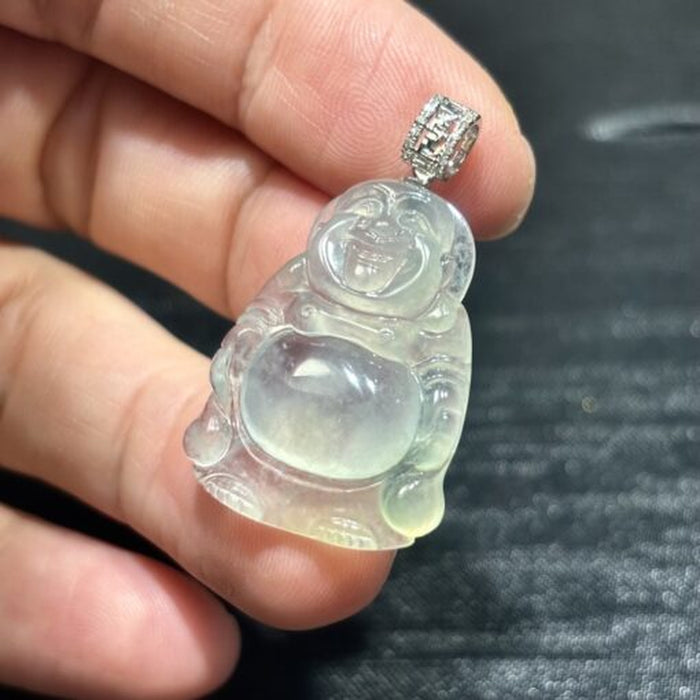 High Ice Jadeite Buddha Pendant-ZROLMA(DZ20241104001)CM