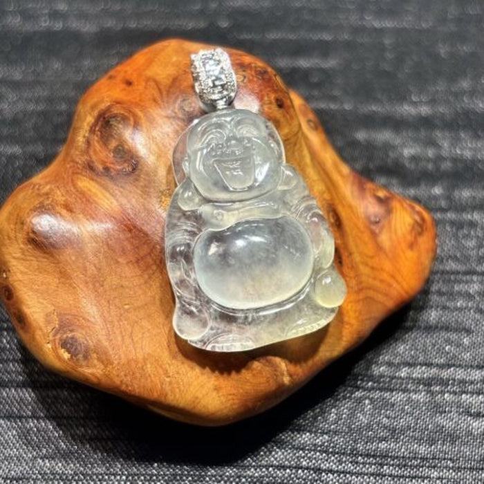 High Ice Jadeite Buddha Pendant-ZROLMA(DZ20241104001)CM