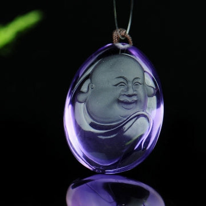 Amethyst laughing Buddha bringing blessings-ZROLMA(DZ20241010001)CM