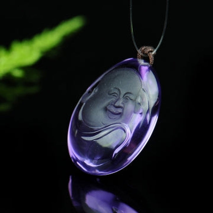 Amethyst laughing Buddha bringing blessings-ZROLMA(DZ20241010001)CM