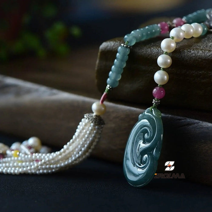 2024 New Handmade Jade Necklace 52 - ZROLMA