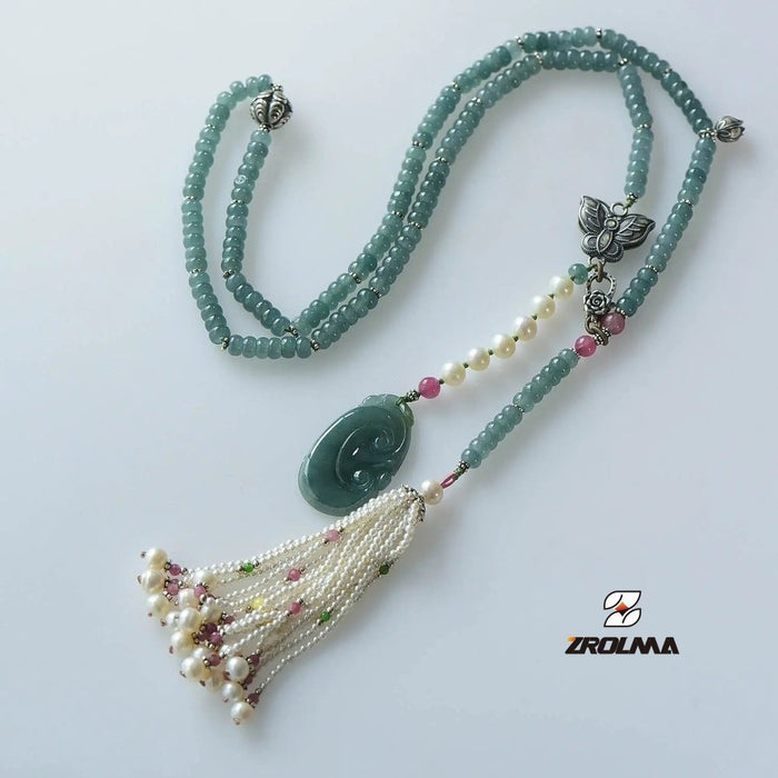 2024 New Handmade Jade Necklace 52 - ZROLMA