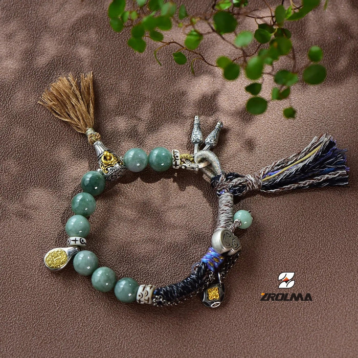 Tibetan characteristic jade bracelet 2024 - ZROLMA