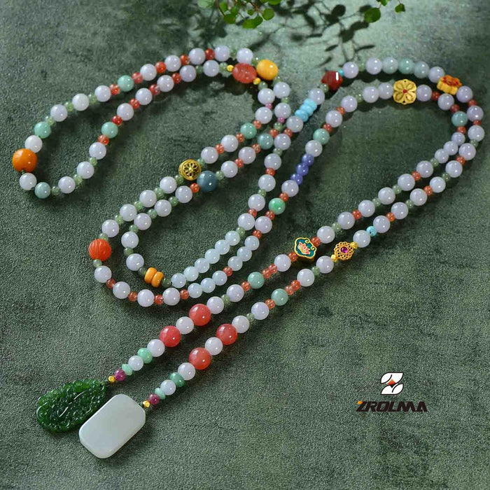 2024 New Handmade Jade Necklace 22 - ZROLMA