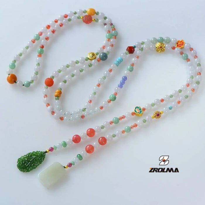 2024 New Handmade Jade Necklace 22 - ZROLMA