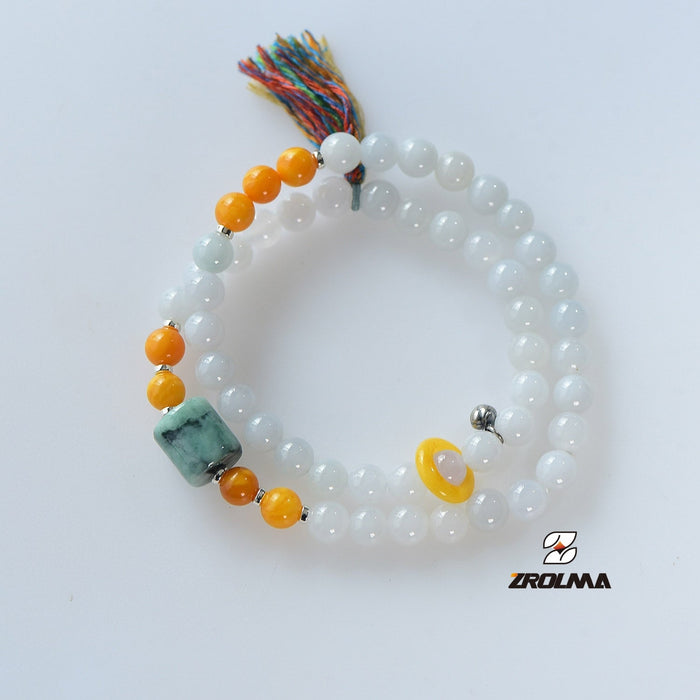 Grade A Jade Earrings and Bracelet Set-1990407 - ZROLMA