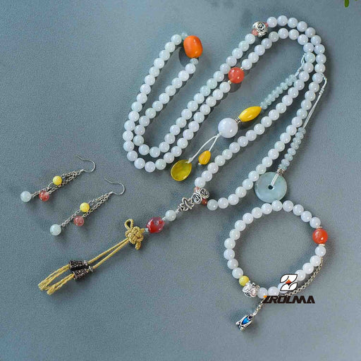 Himalayan Jade 3-Piece Jewelry Set - ZROLMA