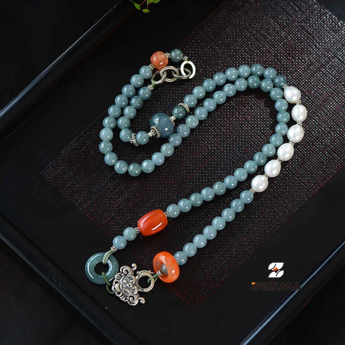 2024 New Handmade Jade Necklace 35 - ZROLMA