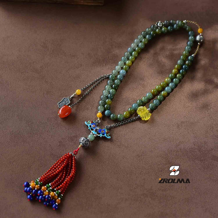 2024 New Handmade Jade Necklace 41 - ZROLMA