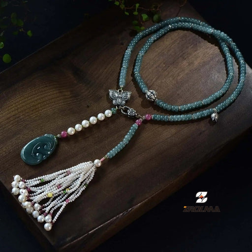 2024 New Handmade Jade Necklace 52 - ZROLMA