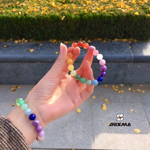 Rainbow Gemstone Bracelet-5006211 - ZROLMA