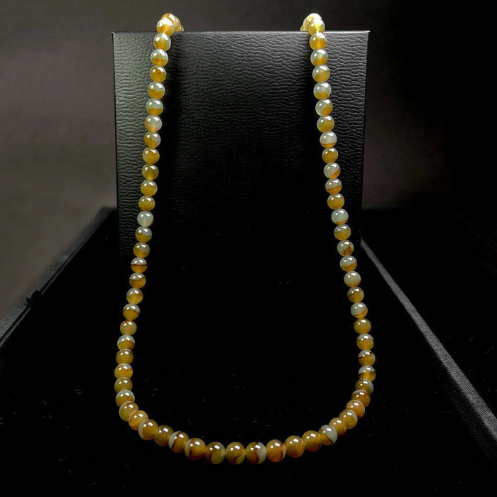 Ice jadeite three-color bead chain-ZROLMA(ZC2024921001)