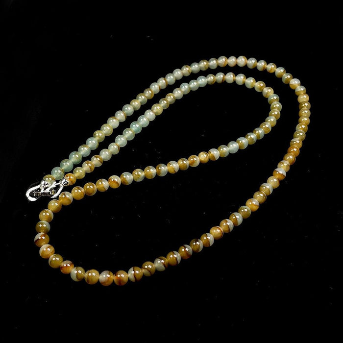 Ice jadeite three-color bead chain-ZROLMA(ZC2024921001)