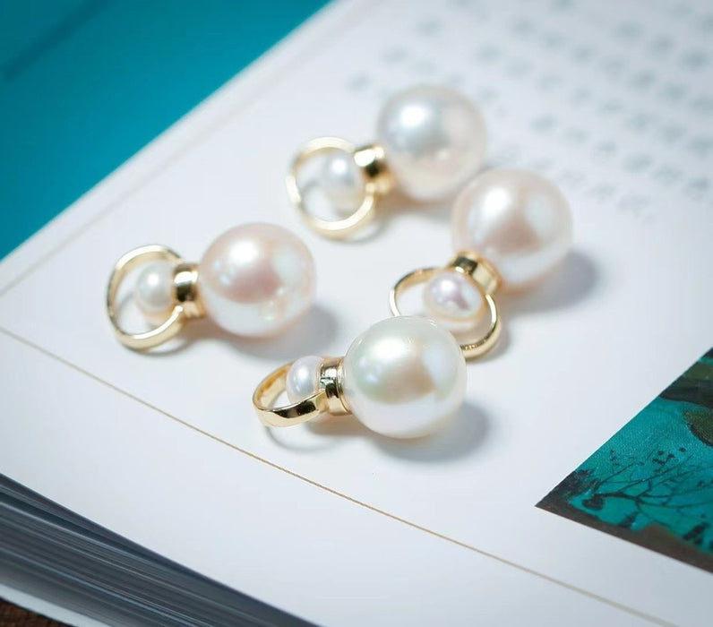 Freshwater pearl stud earrings-ZROLMA(ES2024924001)