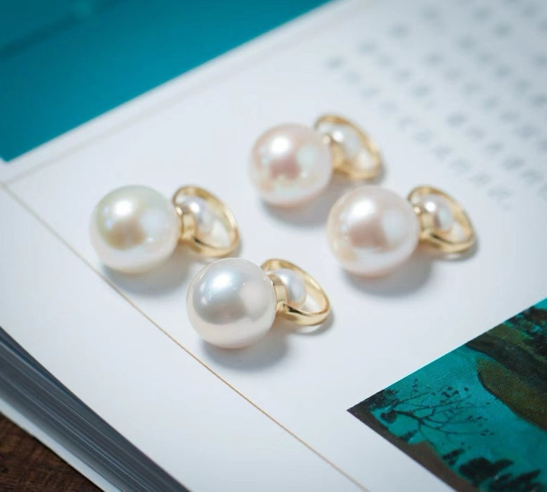 Freshwater pearl stud earrings-ZROLMA(ES2024924001)