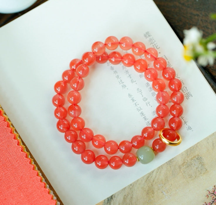 Pulsera de ágata roja del sur - ZROLMA (SC2024921001)