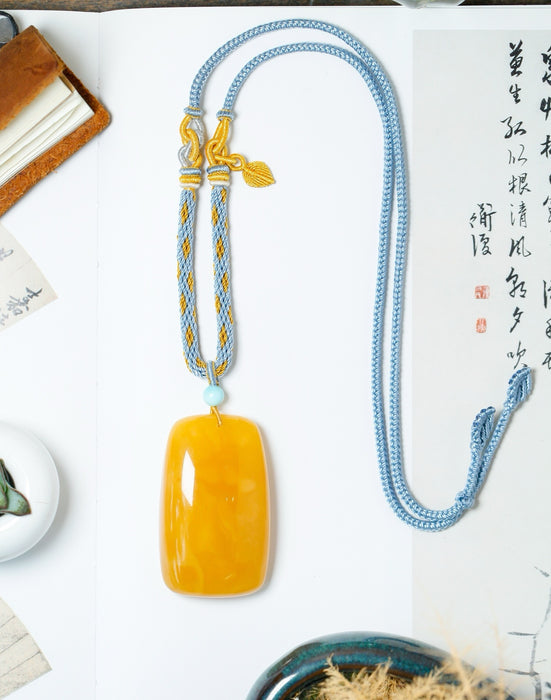 Beeswax plain pendant-ZROLMA(DZ22024920001)