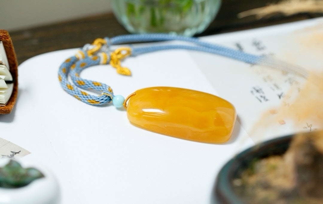 Beeswax plain pendant-ZROLMA(DZ22024920001)