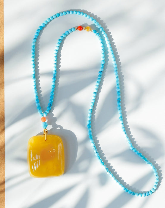 Amber worry-free pendant-ZROLMA(DZ2024920001)