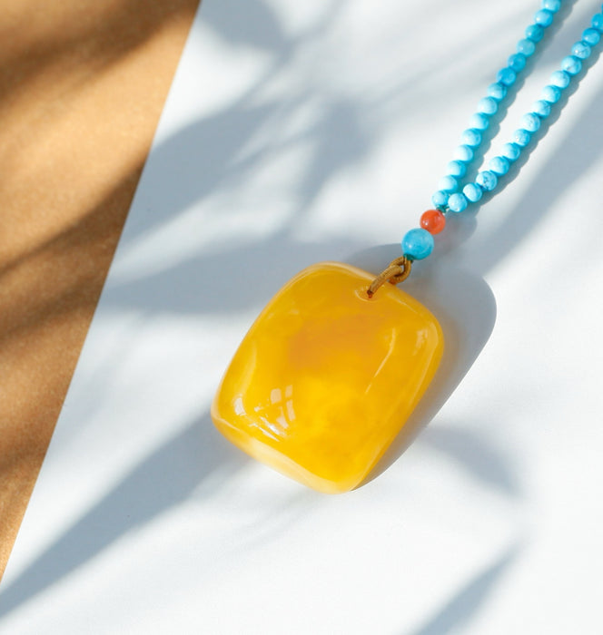 Amber worry-free pendant-ZROLMA(DZ2024920001)