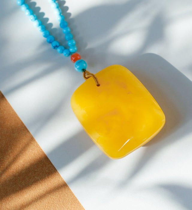 Amber worry-free pendant-ZROLMA(DZ2024920001)