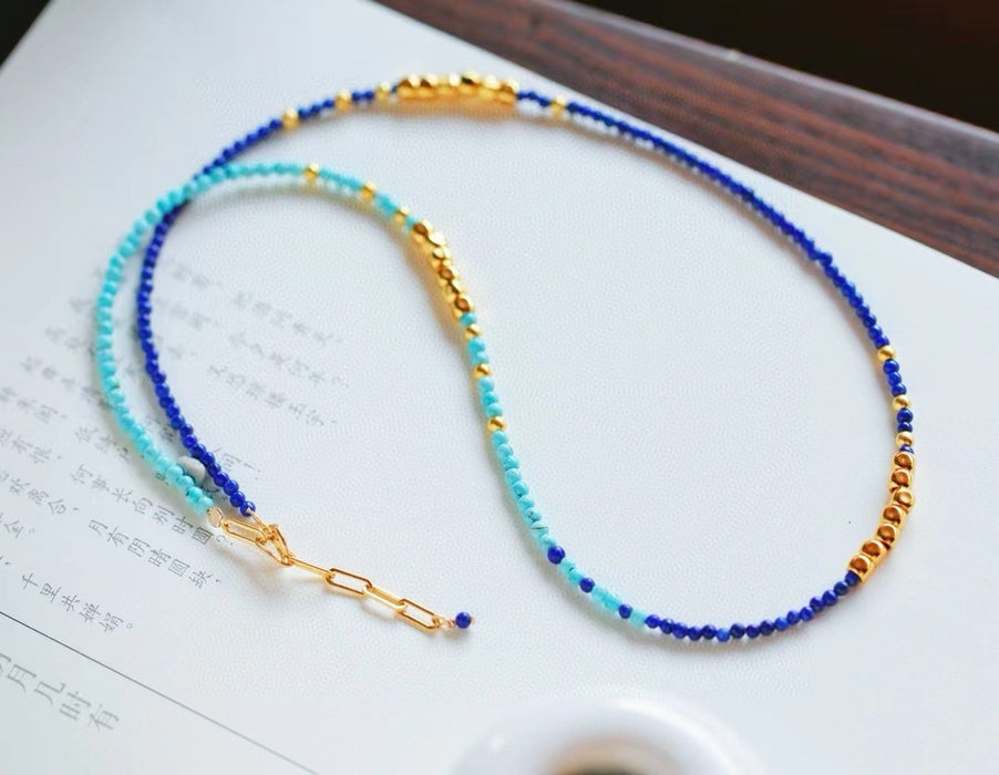 Lapis lazuli necklace-ZROLMA(ZC2024920001)