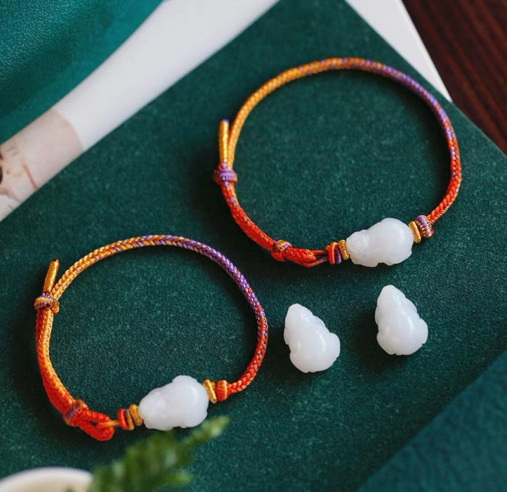 Pulsera de jade blanco Pixiu - ZROLMA (SC2024924001)