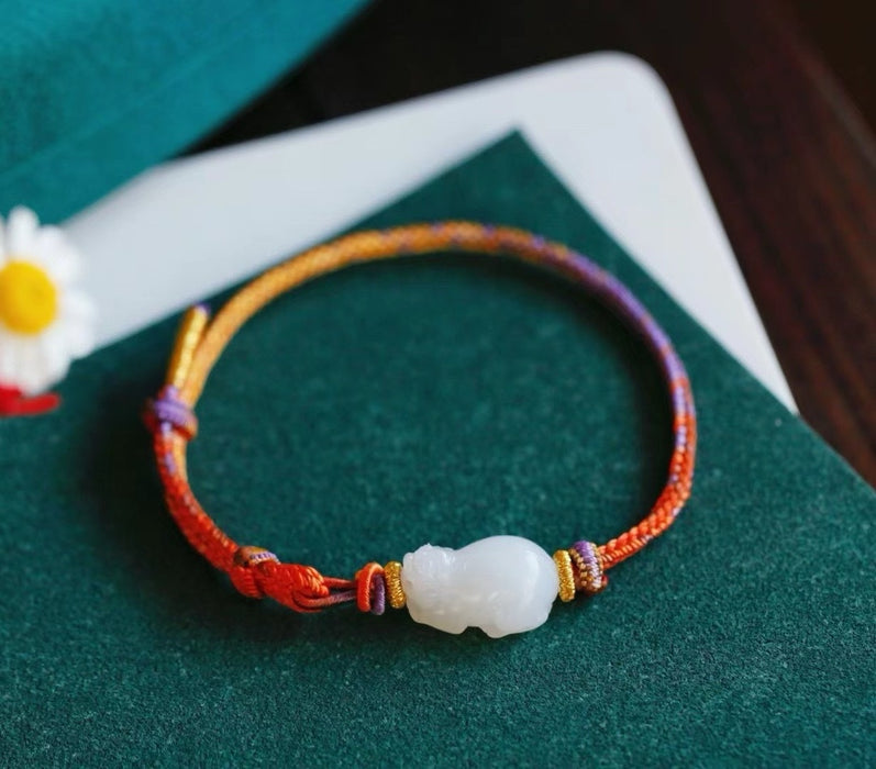 White jade Pixiu bracelet-ZROLMA(SC2024924001)