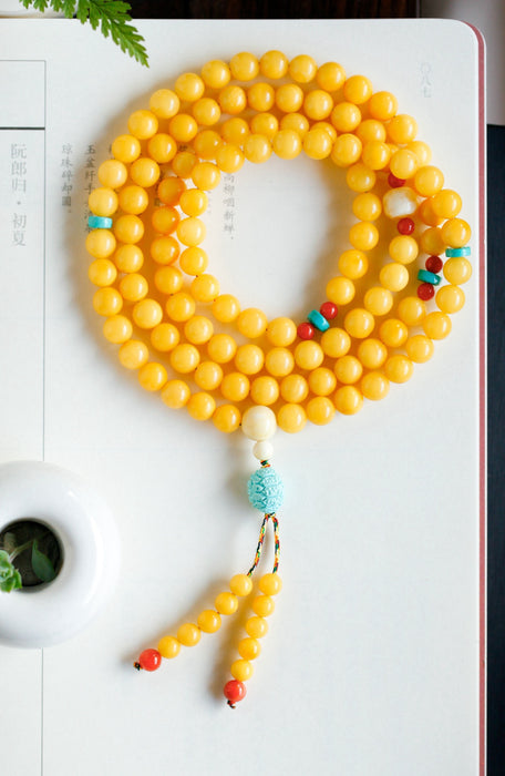 Beeswax bead string-ZROLMA(ZC2024919001)