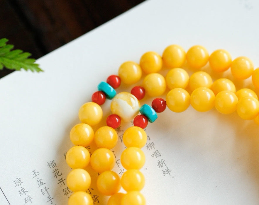 Beeswax bead string-ZROLMA(ZC2024919001)