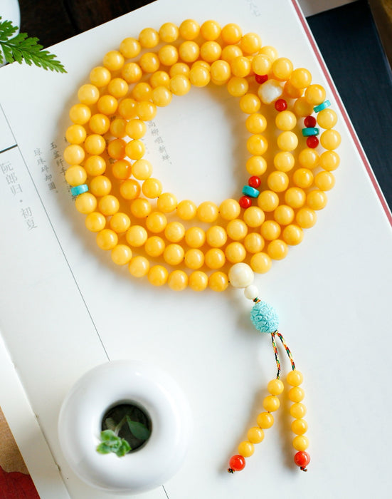 Beeswax bead string-ZROLMA(ZC2024919001)