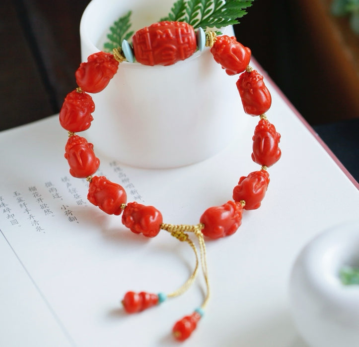 Southern red agate bracelet-ZROLMA(SC2024919001)