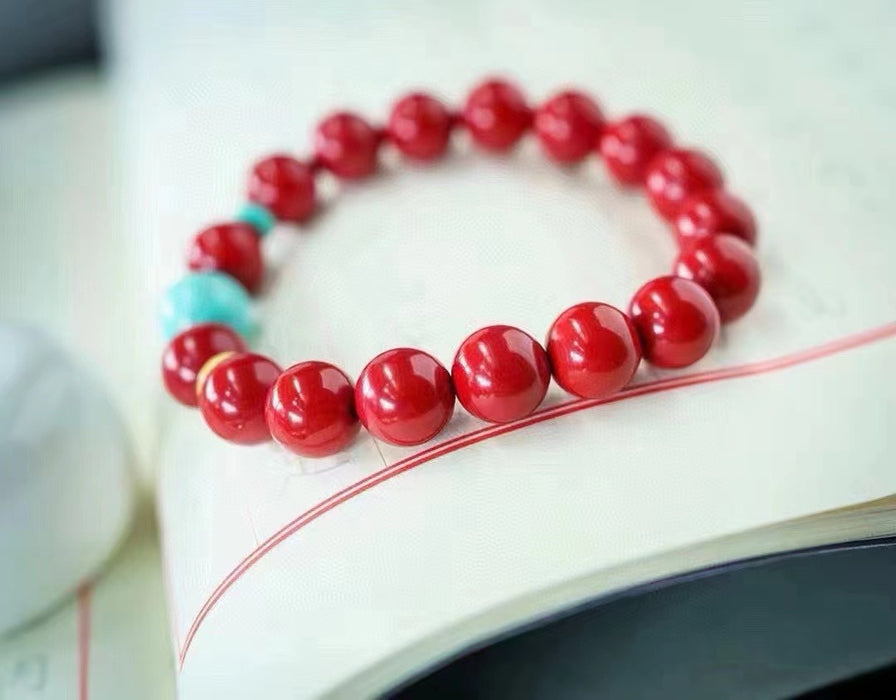 Cinnabar beaded bracelet-ZROLMA(SC2024920001)