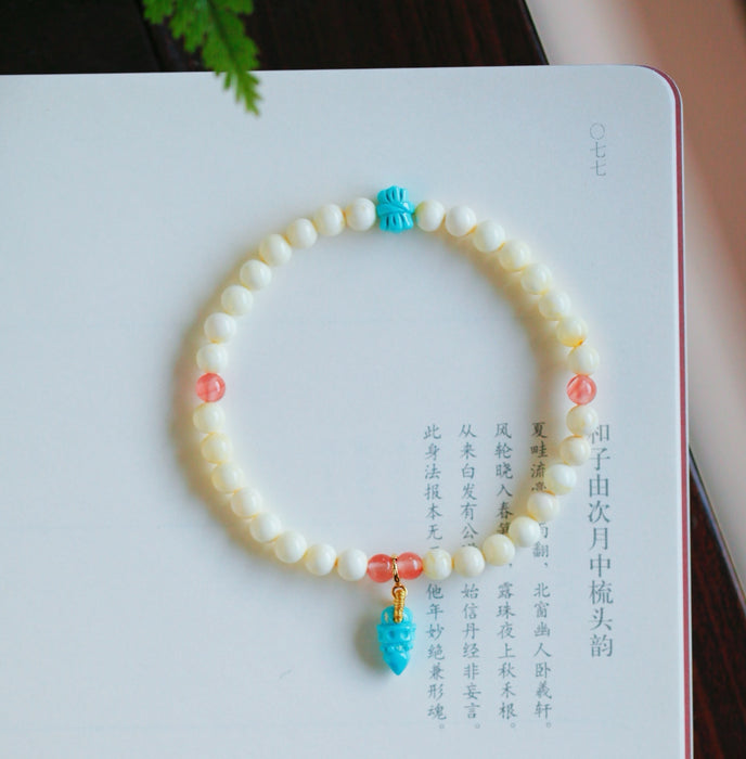 Natural white amber bracelet-ZROLMA(SC2024924001)