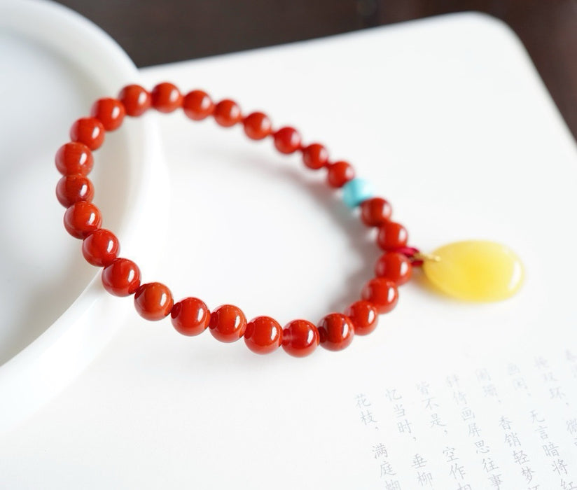 Natural southern red agate bracelet-ZROLMA(SC2024923001)