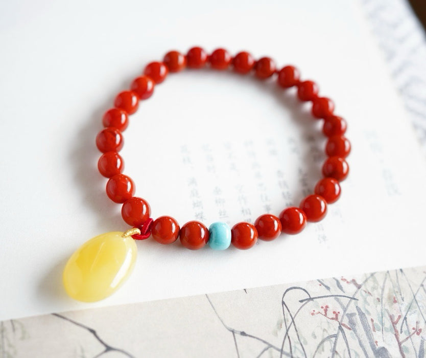 Natural southern red agate bracelet-ZROLMA(SC2024923001)