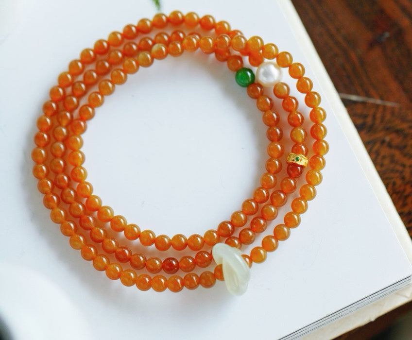 Hetian jade beaded necklace-ZROLMA(ZC2024921001)