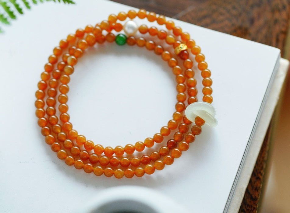 Hetian jade beaded necklace-ZROLMA(ZC2024921001)