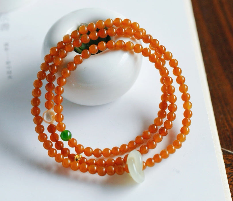 Hetian jade beaded necklace-ZROLMA(ZC2024921001)