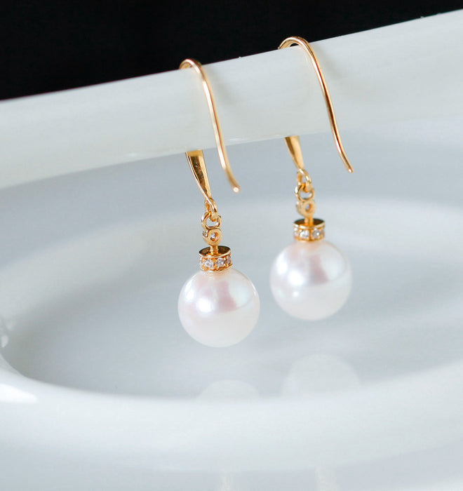 18K seawater pearl ear hook-ZROLMA(ES2024923001)