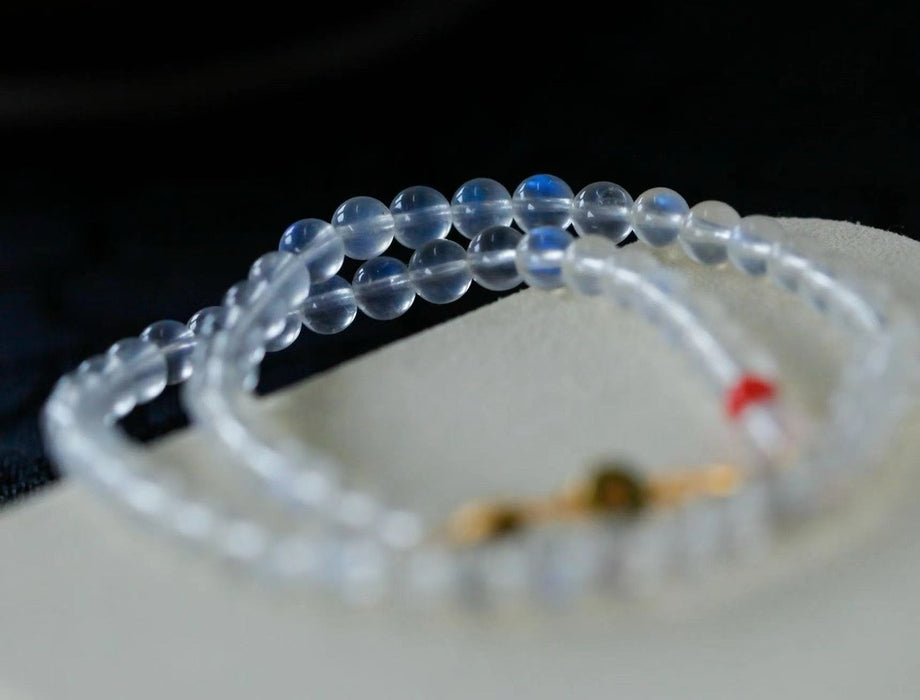 White moonstone beaded bracelet-ZROLMA(SC2024924001)