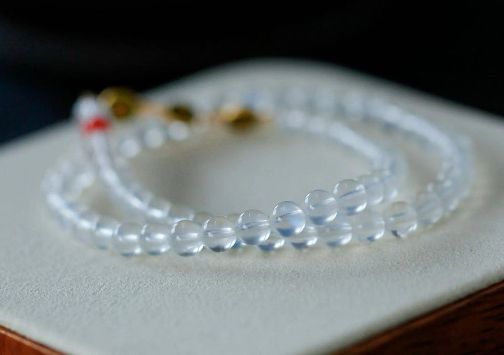 White moonstone beaded bracelet-ZROLMA(SC2024924001)