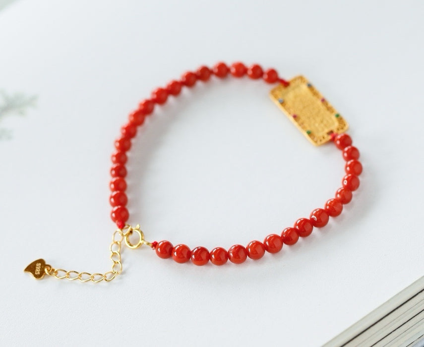 South Red Five Mantras Bracele-ZROLMA(SC2024925001)