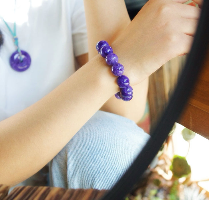 Amethyst bead bracelet-ZROLMA(SC2024924001)