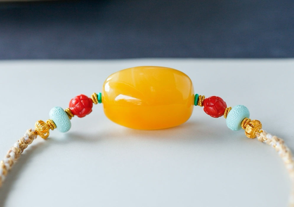 Chicken fat yellow pass-through bracelet-ZROLMA(SC2024924001)