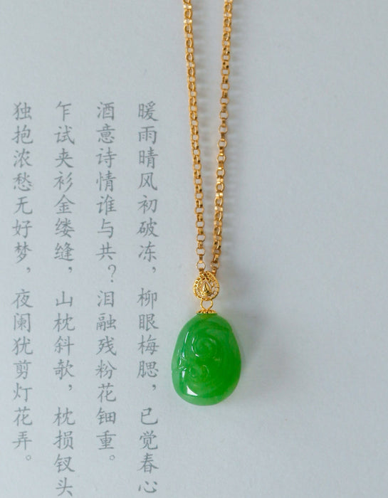 Apple green jasper ruyi-ZROLMA(DZ2024923001)